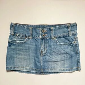 American Eagle Vintage Blue Mini Skirt